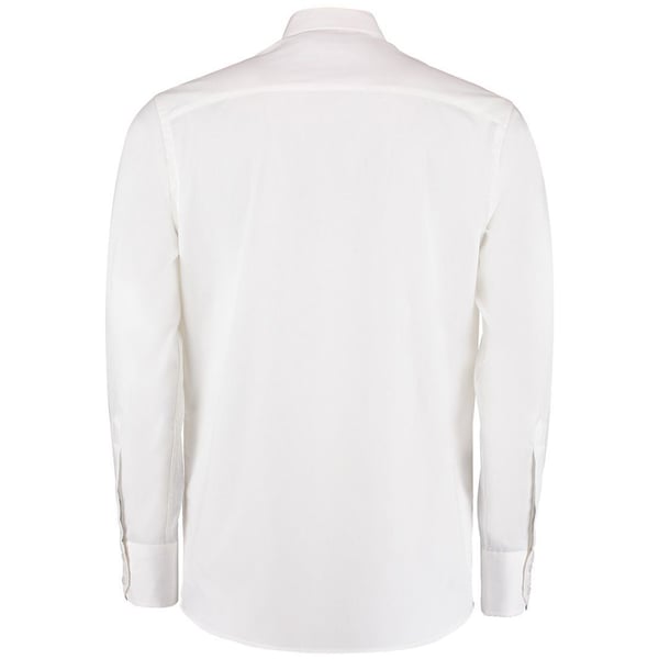 Kustom Kit Mens Long Sleeve Tailored Fit Premium Oxford Shirt