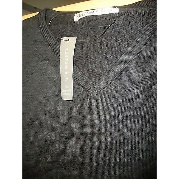 Kustom Kit Mens Arundel Long Sleeve V-Neck Sweater