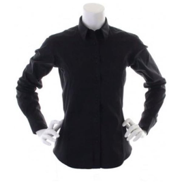 Kustom Kit Ladies City Long Sleeve Blouse