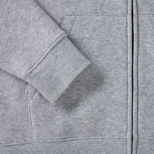 Russell Mens Authentic Full Zip Hooded Sweatshirt / Hoodie