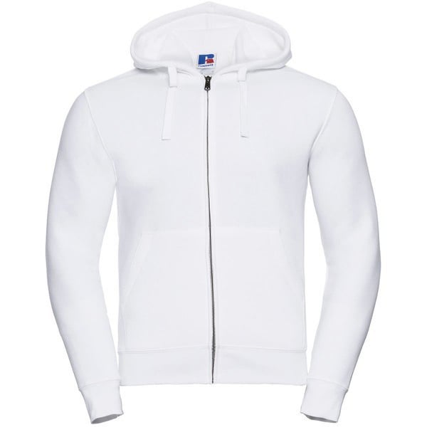 Russell Mens Authentic Full Zip Hooded Sweatshirt / Hoodie
