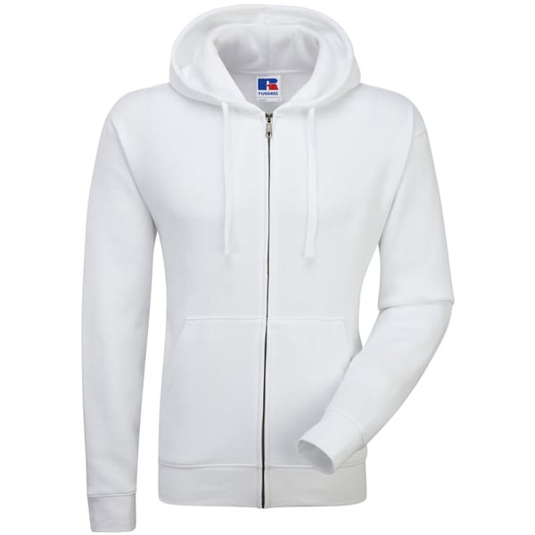 Russell Mens Authentic Full Zip Hooded Sweatshirt / Hoodie