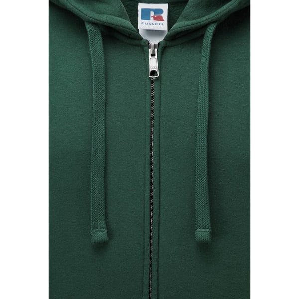 Russell Mens Authentic Full Zip Hooded Sweatshirt / Hoodie