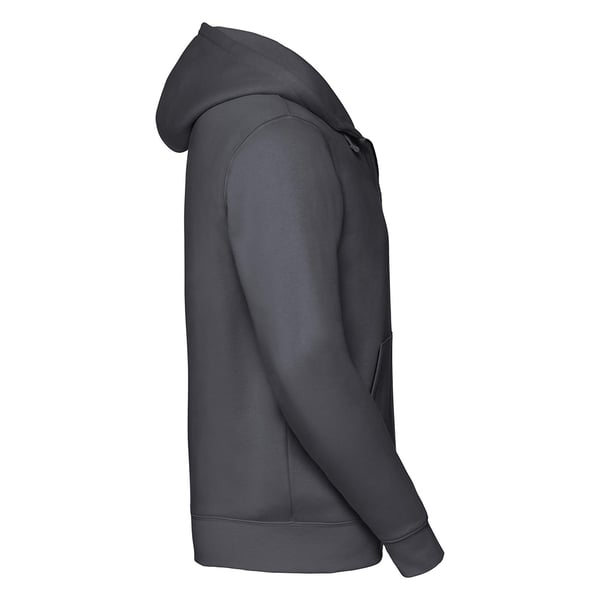 Russell Mens Authentic Full Zip Hooded Sweatshirt / Hoodie