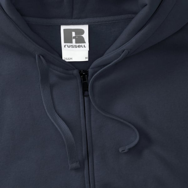 Russell Mens Authentic Full Zip Hooded Sweatshirt / Hoodie