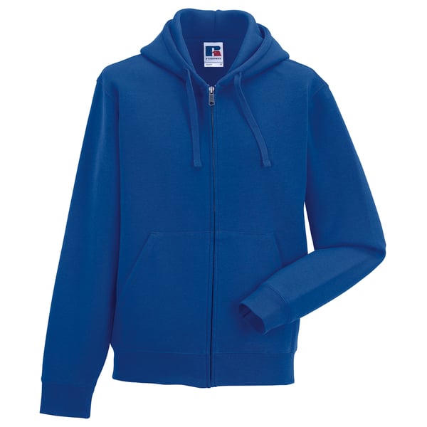 Russell Mens Authentic Full Zip Hooded Sweatshirt / Hoodie