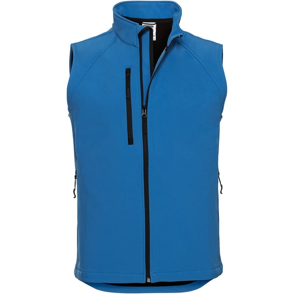Russell Herre 3 lag Soft Shell Gilet Jacket til mænd