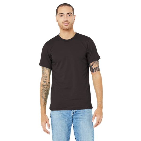 Canvas Unisex Jersey Crew Neck T-Shirt / Mens Short Sleeve T-Shirt