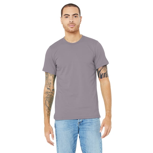 Canvas Unisex Jersey Crew Neck T-Shirt / Mens Short Sleeve T-Shirt