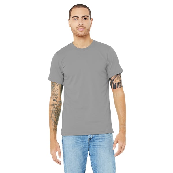 Canvas Unisex Jersey Crew Neck T-Shirt / Mens Short Sleeve T-Shirt