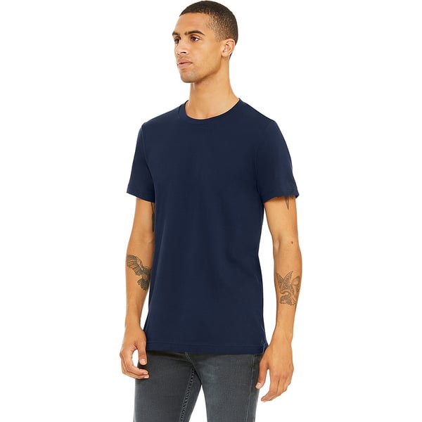 Canvas Unisex Jersey Crew Neck T-Shirt / Mens Short Sleeve T-Shirt