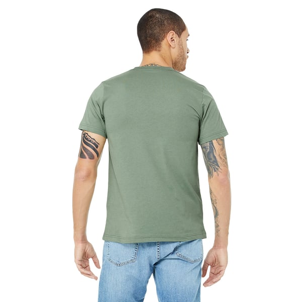 Canvas Unisex Jersey Crew Neck T-Shirt / Mens Short Sleeve T-Shirt