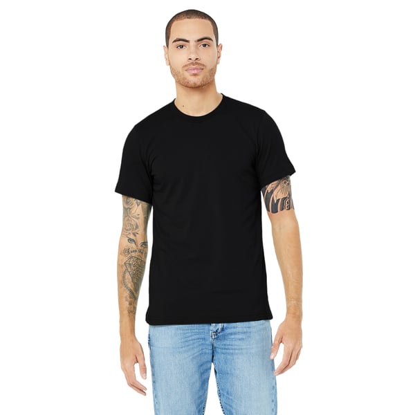 Canvas Unisex Jersey Crew Neck T-Shirt / Mens Short Sleeve T-Shirt