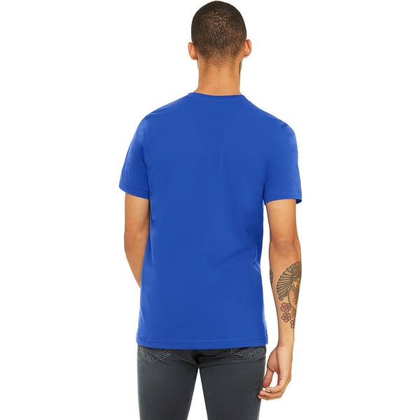 Canvas Unisex Jersey Crew Neck T-Shirt / Mens Short Sleeve T-Shirt