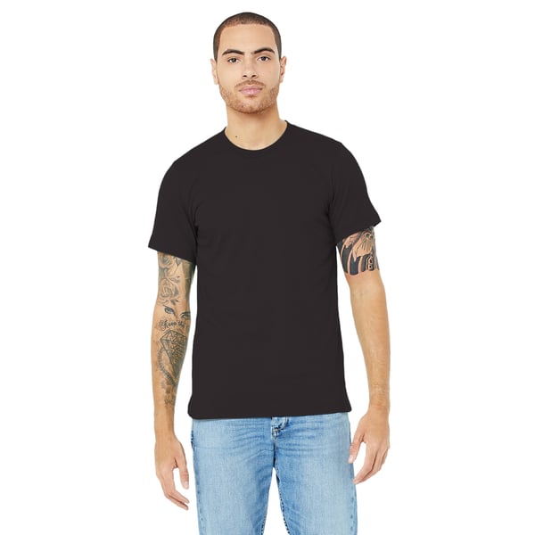 Canvas Unisex Jersey Crew Neck T-Shirt / Mens Short Sleeve T-Shirt