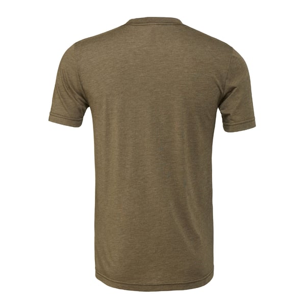 Canvas Triblend Crew Neck T-Shirt / Mens Short Sleeve T-Shirt