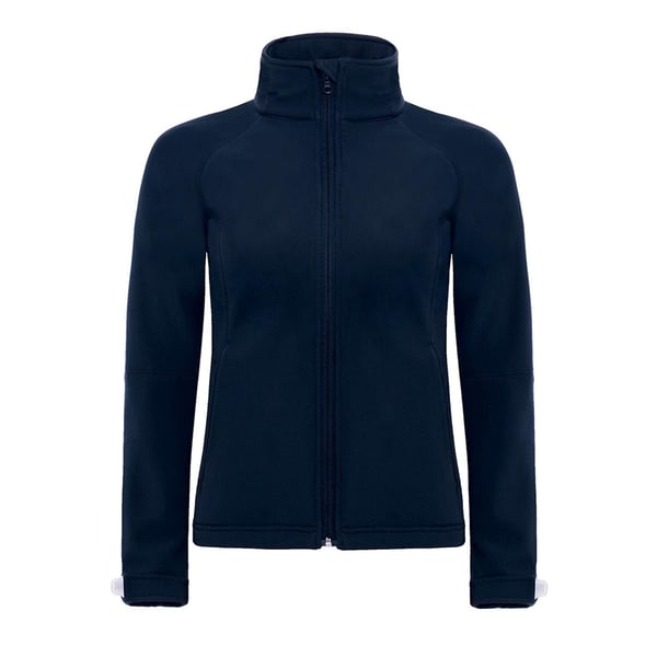 B&C Womens Hooded Premium Softshell Jacket (vindtæt, vandtæt og åndbar)
