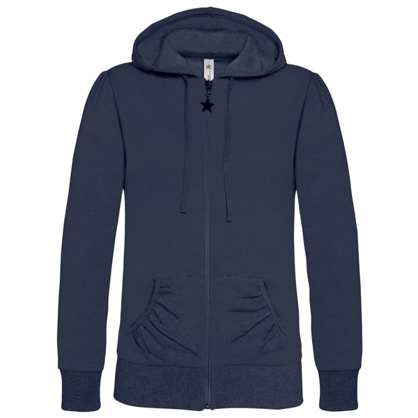 B&C Wonder Women Full Zip Hooded Sweatshirt / Hoodie