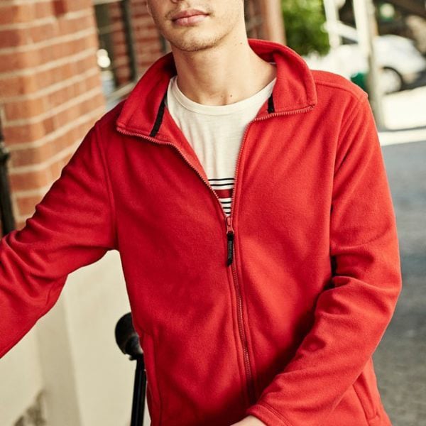 Regatta Herr Enfärgad Microfleece Heldragkedja Jacka (Layer Lite)