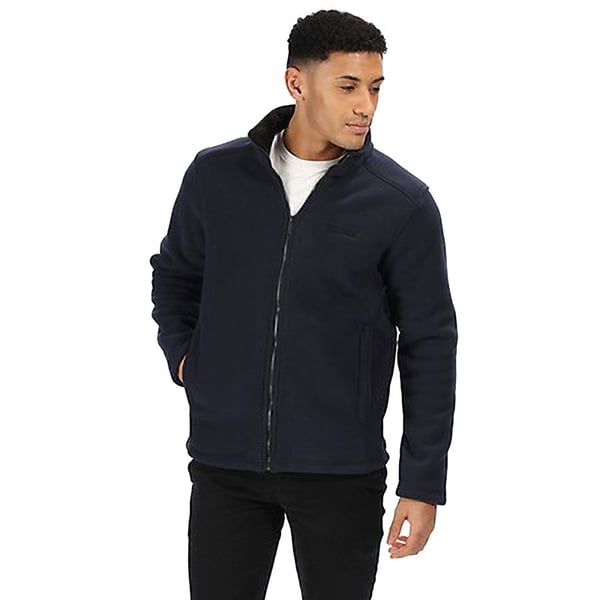 Regatta Herr Enfärgad Microfleece Heldragkedja Jacka (Layer Lite)