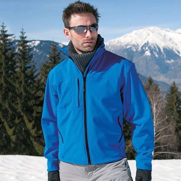 Result Herre Softshell Premium 3-lags Performance Jacket (vandtæt, vindtæt og åndbar)