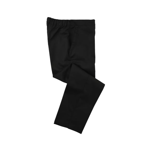 Dennys Unisex Black Elasticated Trouser / Chefswear
