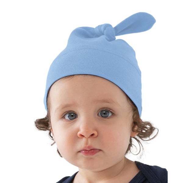 Babybugz Baby 1 Knot Plain Hat