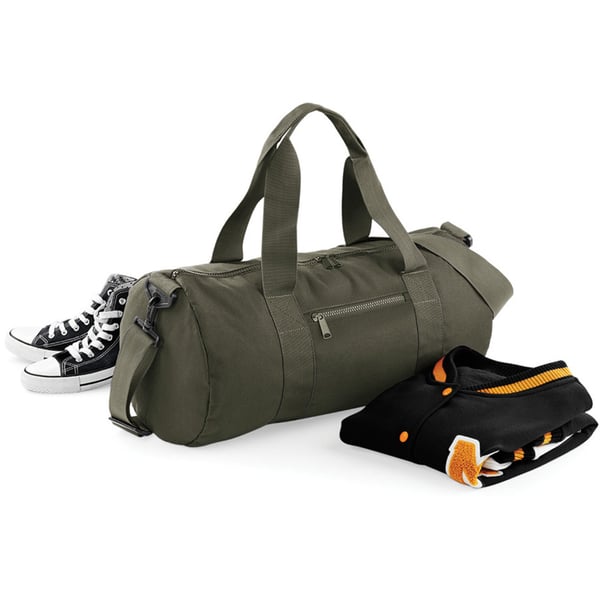 Bagbase Plain Varsity Barrel / Duffle -laukku (20 litraa)
