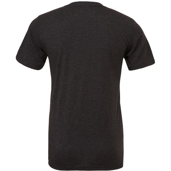 Canvas Mens Triblend Crew Neck Plain Short Sleeve T-Shirt