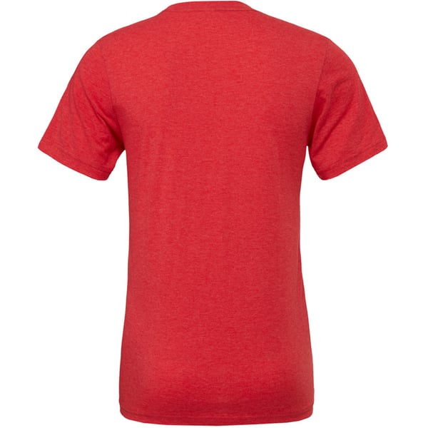 Canvas Mens Triblend Crew Neck Plain Short Sleeve T-Shirt