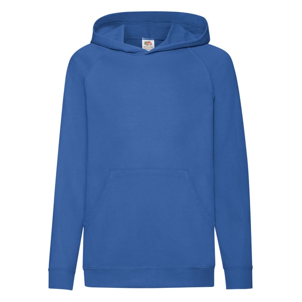 Fruit Of The Loom Childrens Unisex Lightweight Hooded Sweatshirt / Hoodie
