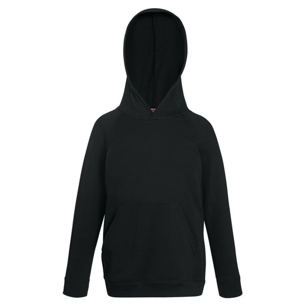 Fruit Of The Loom Childrens Unisex Lightweight Hooded Sweatshirt / Hoodie