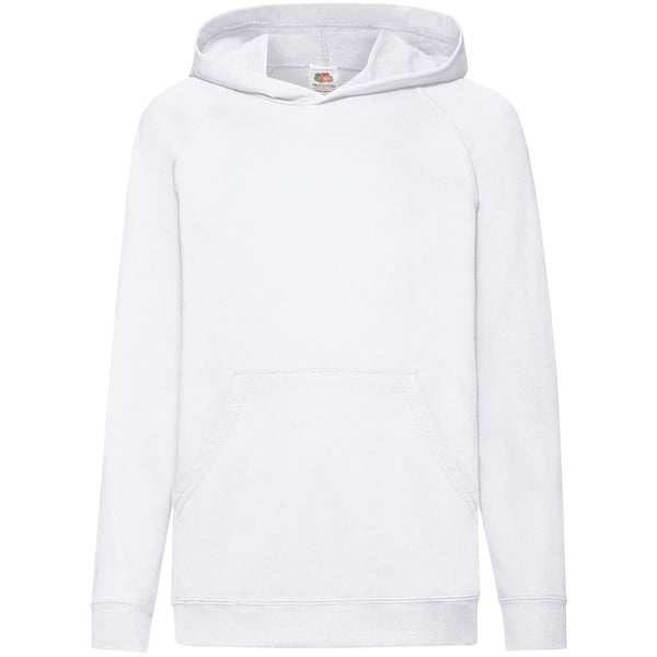 Fruit Of The Loom Childrens Unisex Lightweight Hooded Sweatshirt / Hoodie