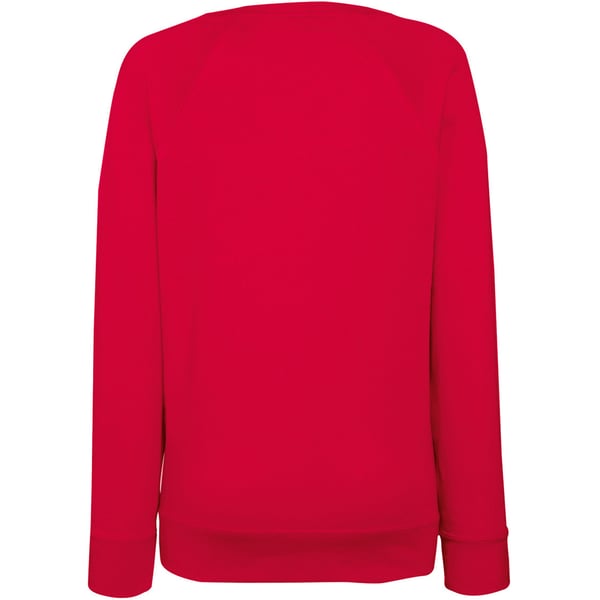 Fruit OF The Loom Ladies Fitted Lightweight Raglan Sweatshirt (240 GSM)