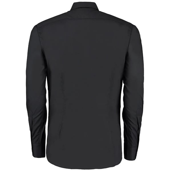 Kustom Kit Mens Slim Fit Long Sleeve Business / Work Shirt