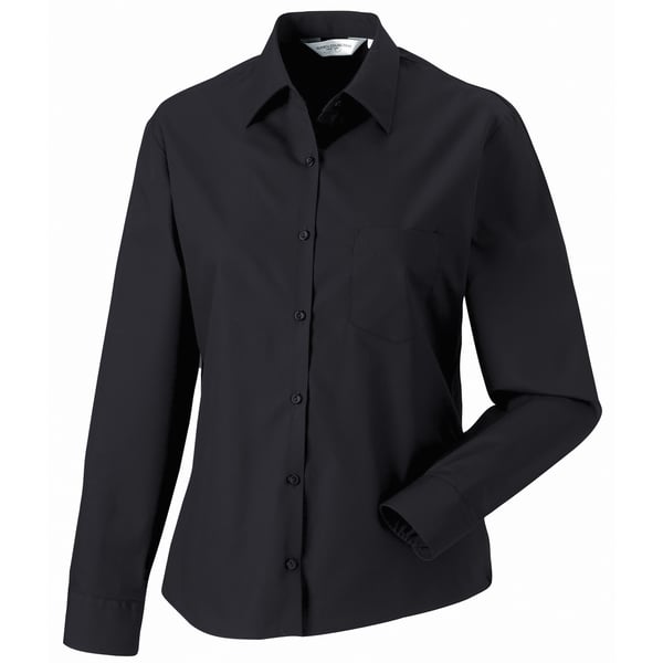 Jerzees Ladies/Womens Long Sleeve Pure Cotton Work Shirt