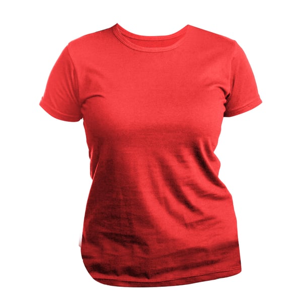 Kortærmet kortærmet Slim Fit T-shirt til damer/kvinder (britisk fremstillet)