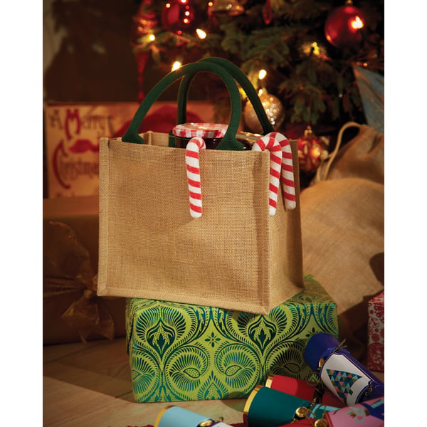 Westford Mill Jute Mini Gift Bag (6 Litres)