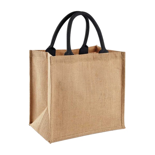 Westford Mill Jute Mini Tote Shoppingväska (14 Liter)