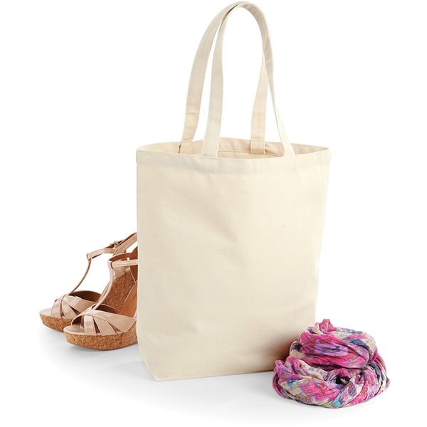 Westford Mill Plain Fair Trade Camden Shopper / Shoppingväska (13 liter)