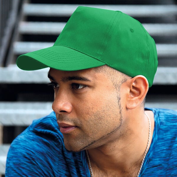 Result Unisex Core Houston 5 Panel Printers Baseball Cap