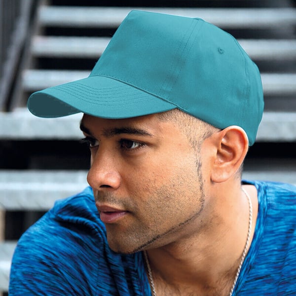 Result Unisex Core Houston 5 Panel Printers Baseball Cap