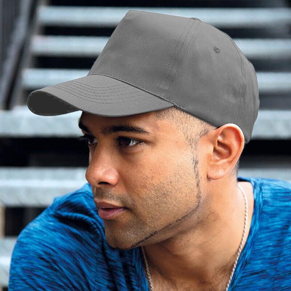 Result Unisex Core Houston 5 Panel Printers Baseball Cap