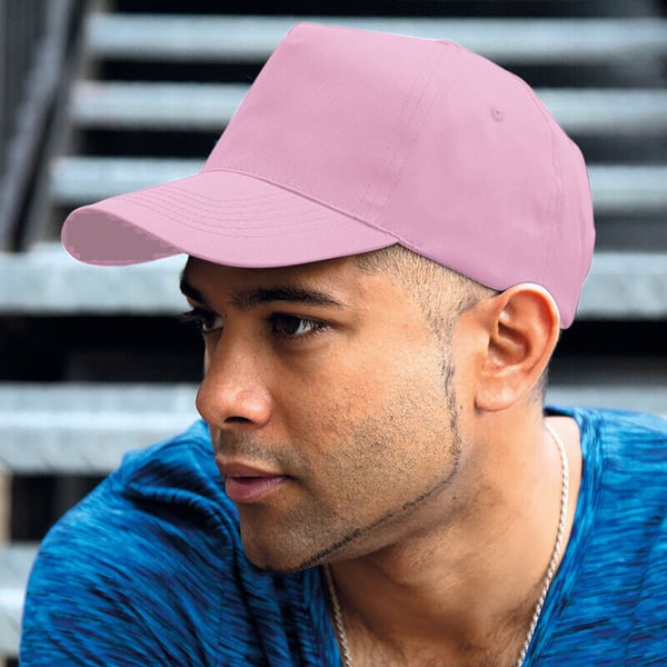 Result Unisex Core Houston 5 Panel Printers Baseball Cap