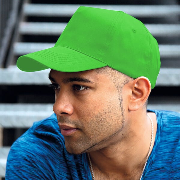 Result Unisex Core Houston 5 Panel Printers Baseball Cap