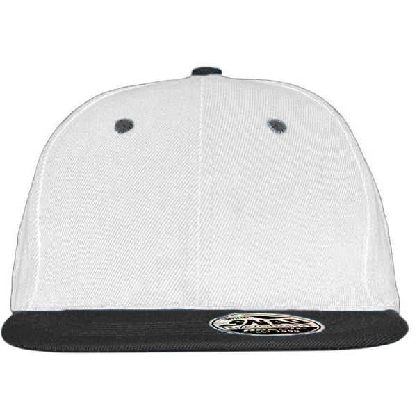 Result Unisex Core Bronx Original Flat Peak Snapback Dual Colour Cap