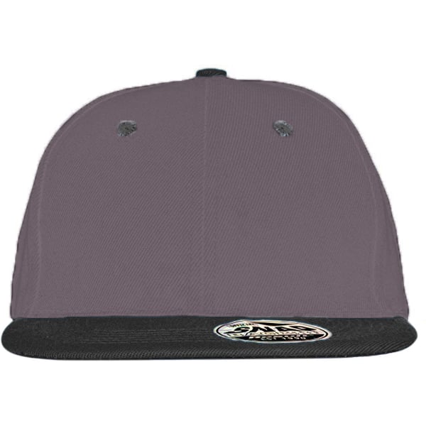 Result Unisex Core Bronx Original Flat Peak Snapback Dual Colour Cap