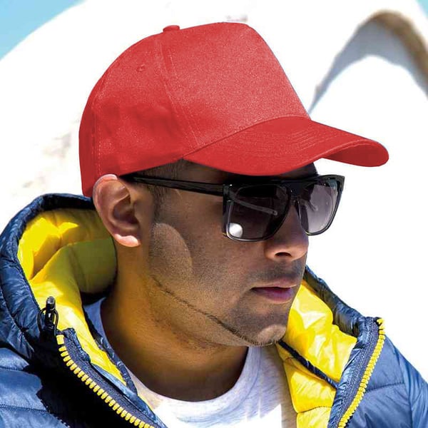 Result Unisex Core Boston 5 Panel Printers Baseball Cap