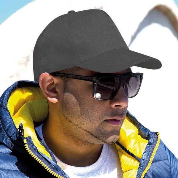 Result Unisex Core Boston 5 Panel Printers Baseball Cap