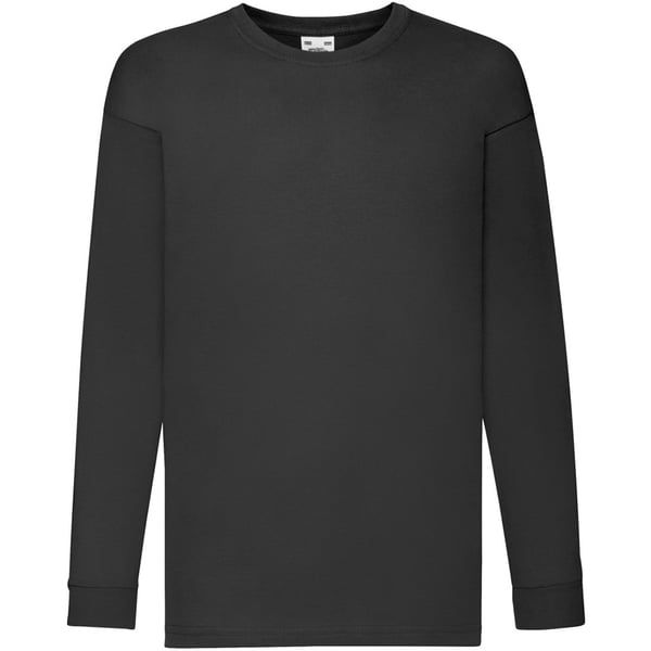 Fruit of the Loom Langærmet T-shirt med lange ærmer til børn/børn